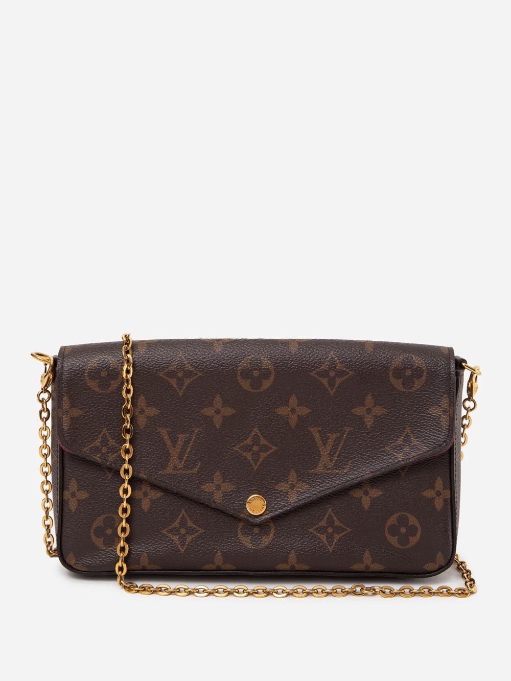 Louis Vuitton 2019 Monogram Félicie Pochette Chain Wallet